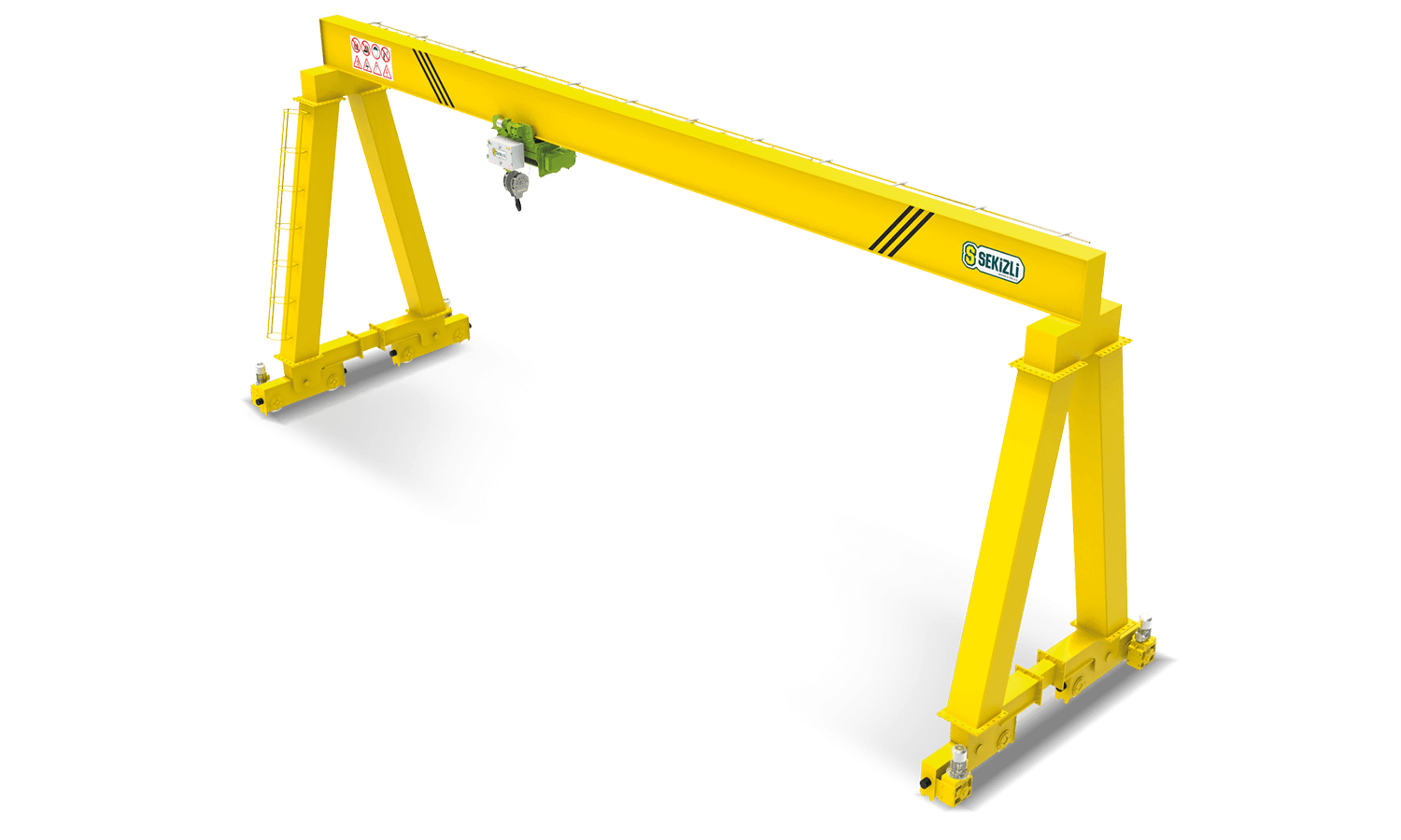 Non-Protruding Gantry Cranes